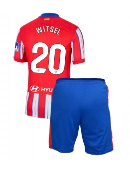 Atletico Madrid Axel Witsel #20 Heimtrikotsatz für Kinder 2024-25 Kurzarm (+ Kurze Hosen)